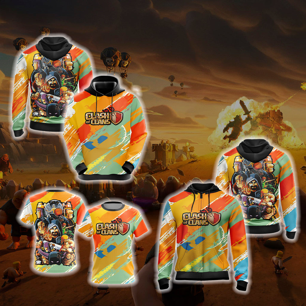 Clash of Clans New Unisex 3D T-shirt