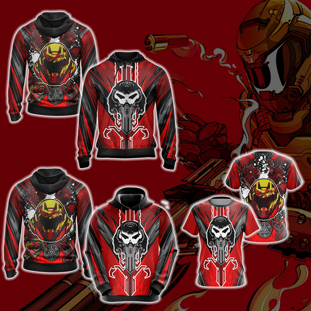 Doom - Slayers New Look Unisex 3D T-shirt