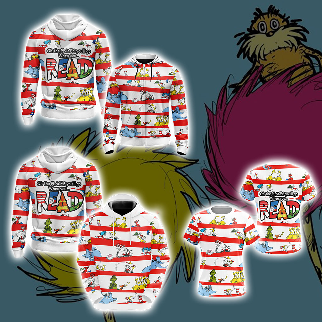 Dr. Seuss Unisex 3D T-shirt