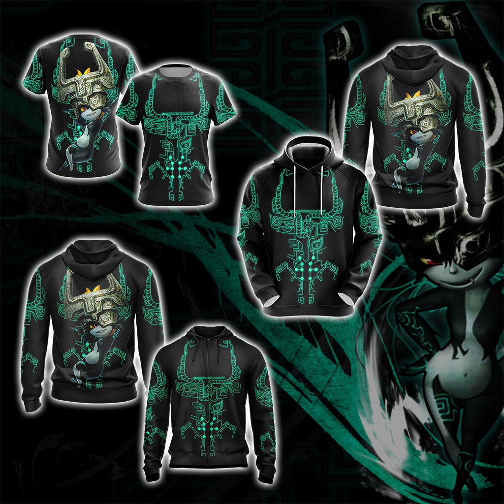 Legend of Zelda - Midna New Style Unisex Zip Up Hoodie