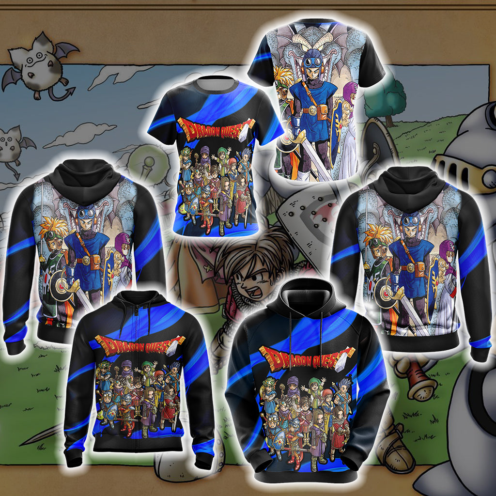Dragon Quest New Style Unisex 3D T-shirt