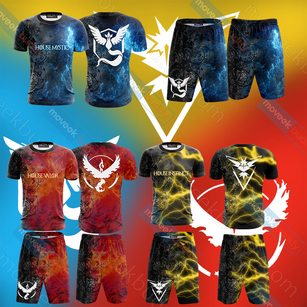 Pokemon Go - House Mystic Observe dapt Evolve Beach Shorts