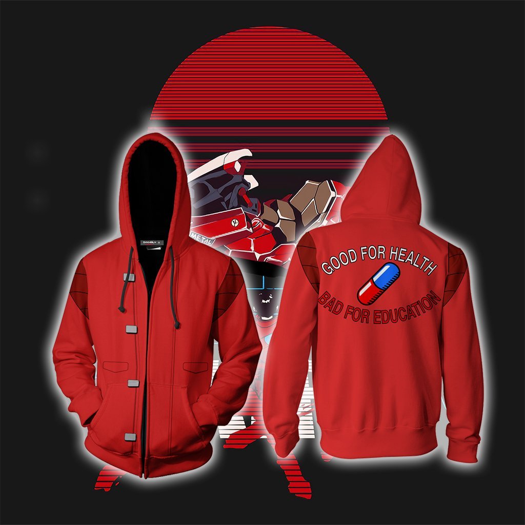 Akira Shotaro Kaneda Cosplay Zip Up Hoodie Jacket XS