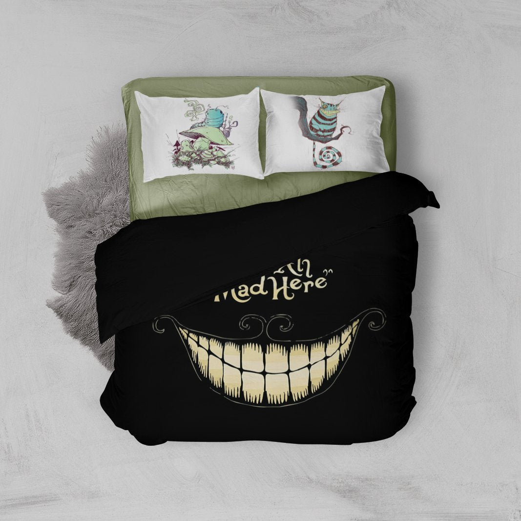 Alice In Wonderland Bed Set Twin (3PCS)