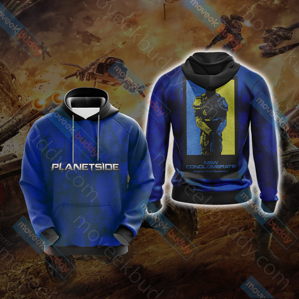 Planetside - New Conglomerate Unisex 3D T-shirt Hoodie S