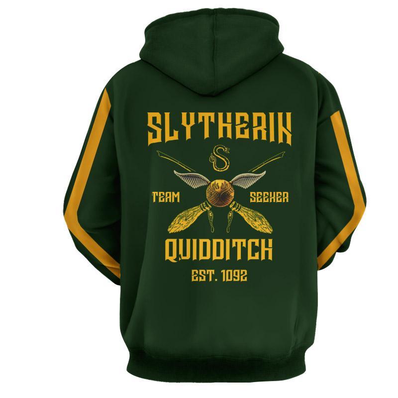 Slytherin Quidditch Team Harry Potter Unisex 3D T-shirt