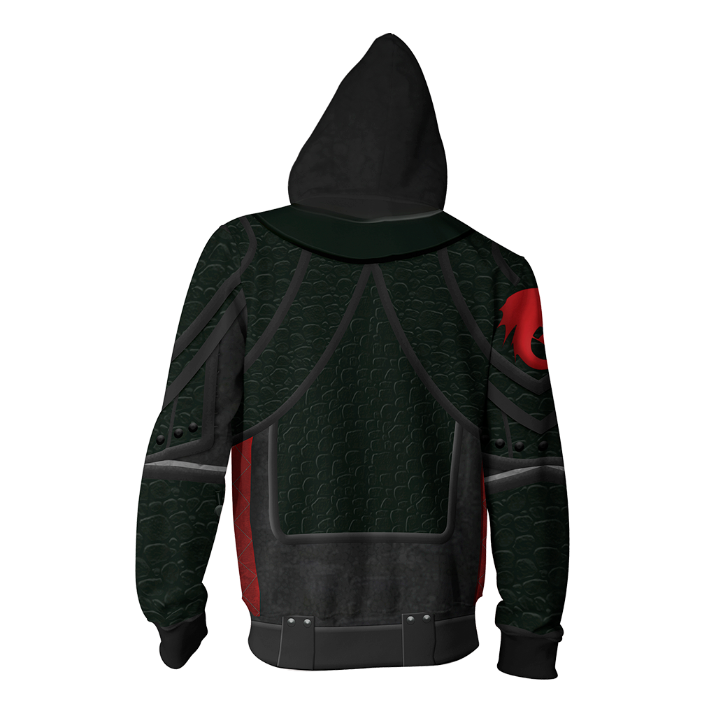 How To Train Your Dragon 3 Hiccup Cosplay Zip Up Hoodie