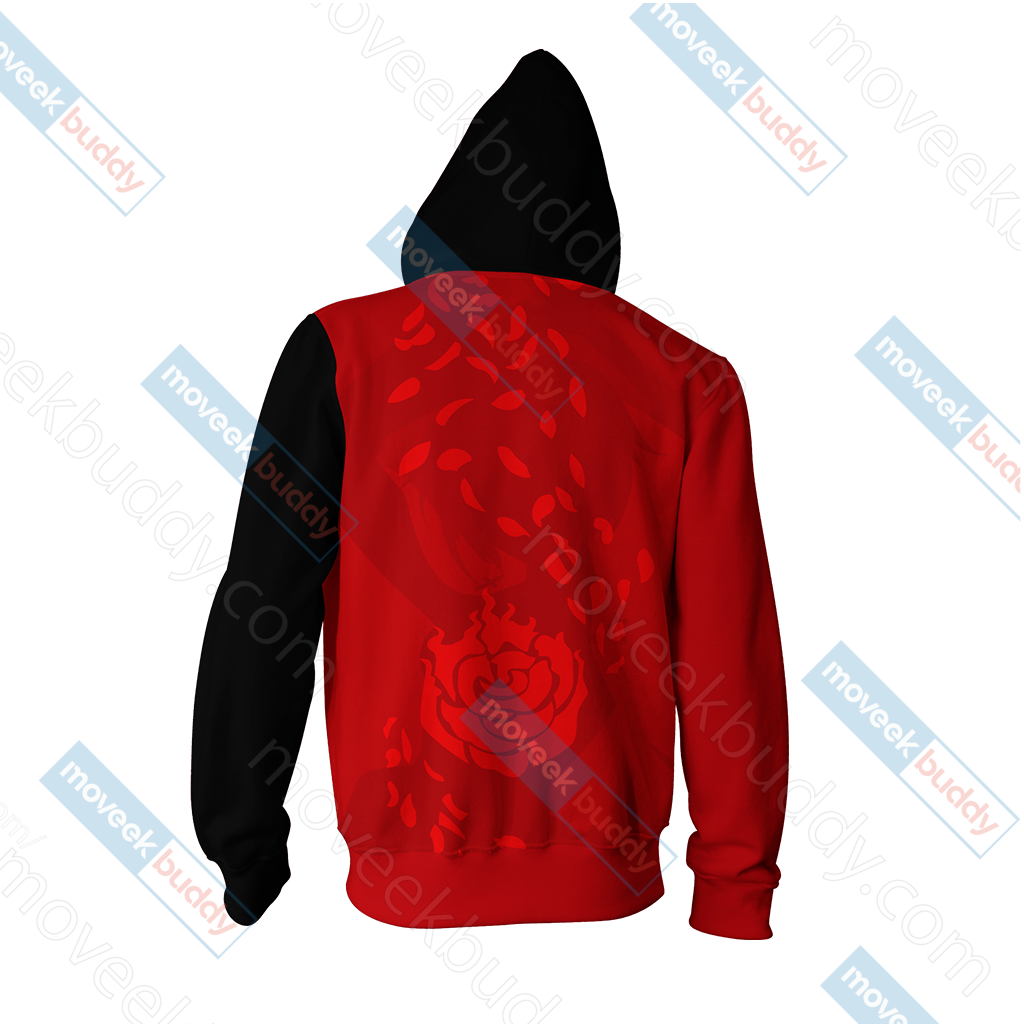 RWBY Ruby Rose Zip Up Hoodie