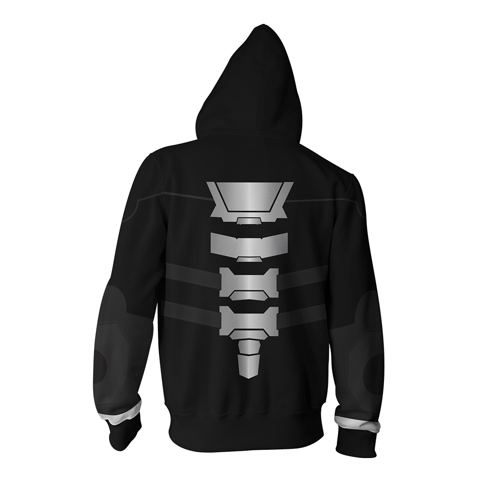 Overwatch Reaper Cosplay Zip Up Hoodie Jacket