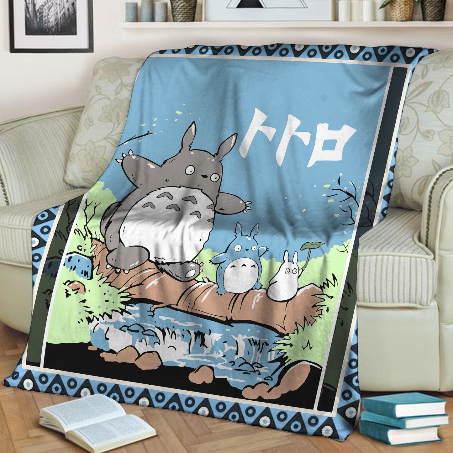 Totoro 3D Throw Blanket 130cm x 150cm