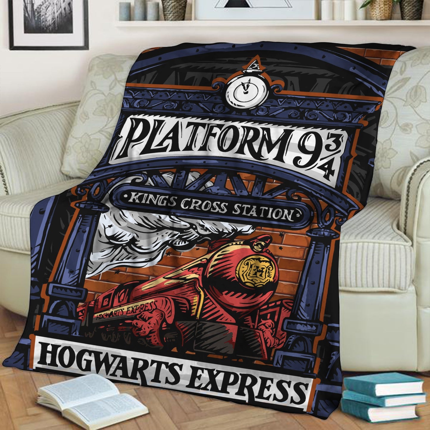 Harry Potter Platform 9 3/4 3D Throw Blanket 130cm x 150cm