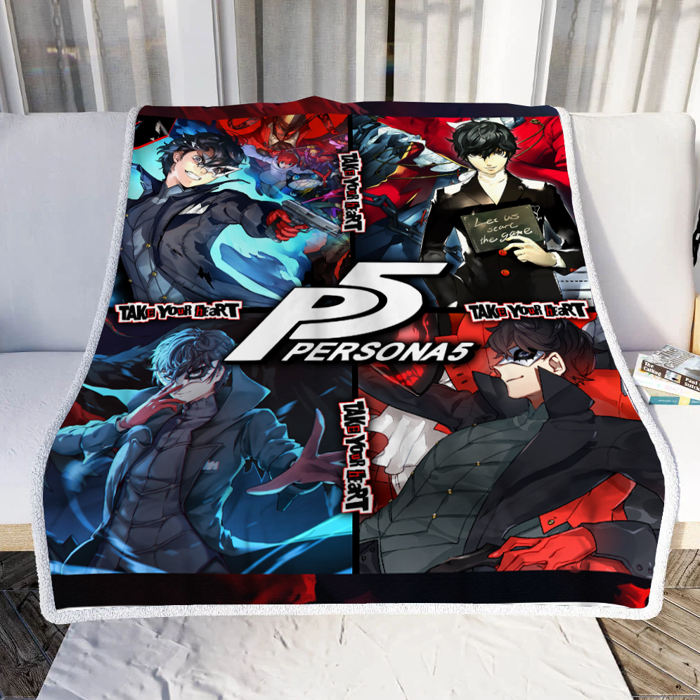 Persona 5 Video Game Throw Blanket