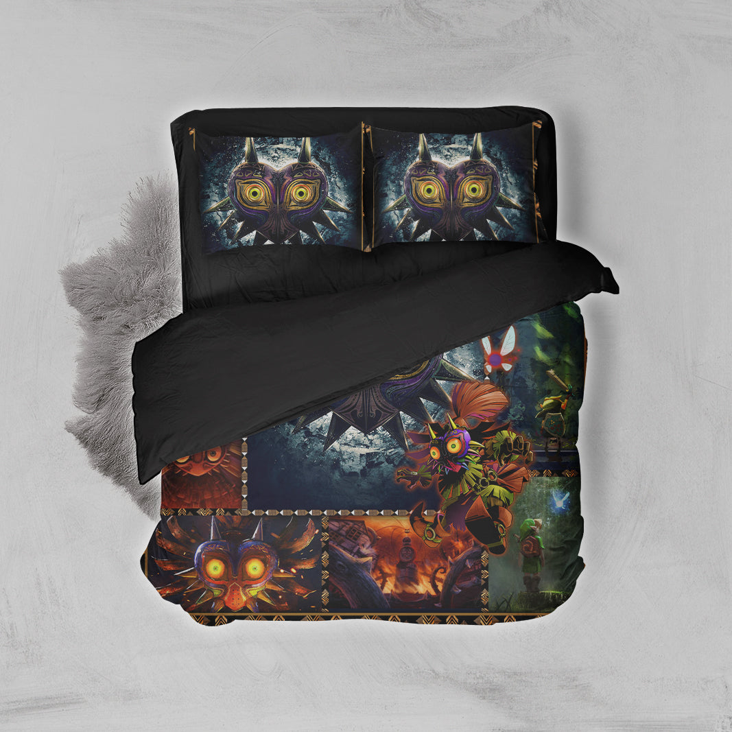 The Legend Of Zelda Majora's Mask 3D Bed Set Twin (3PCS)
