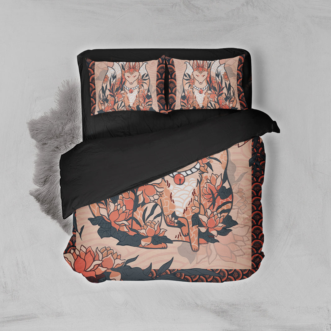 Nine Tail Fox Bed Set Twin (3PCS)
