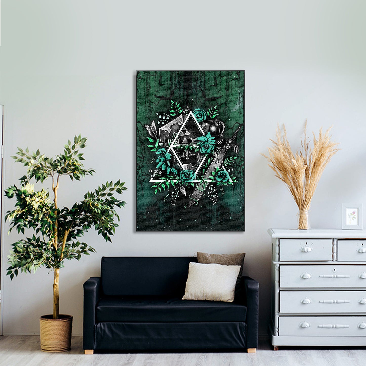 The Legend Of Zelda Art Symbol Canvas Wall Art Non Frame 20x30 cm
