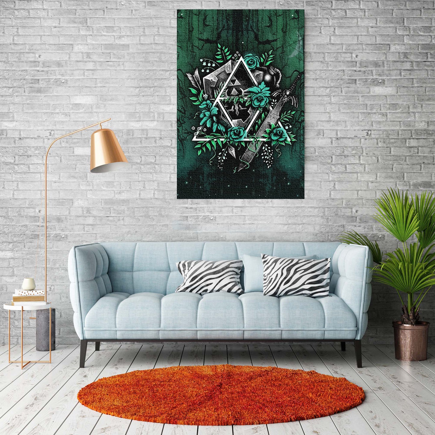 The Legend Of Zelda Art Symbol Canvas Wall Art