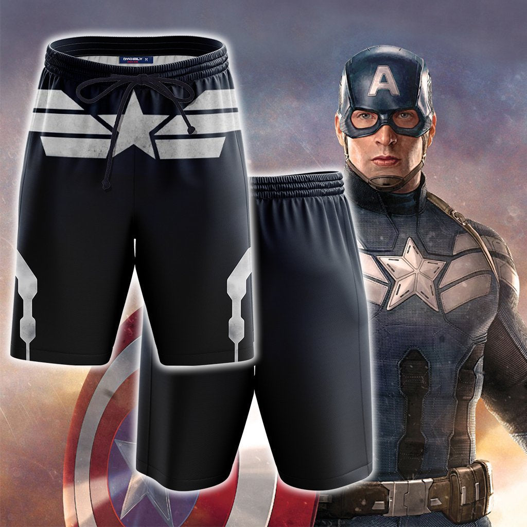 Captain America New Collection Beach Short S Version 2