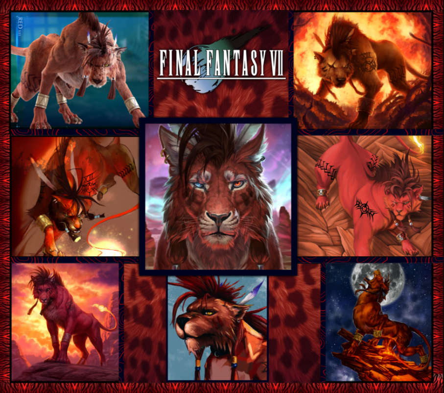Final Fantasy VII Red XIII/Nanaki Bed Set