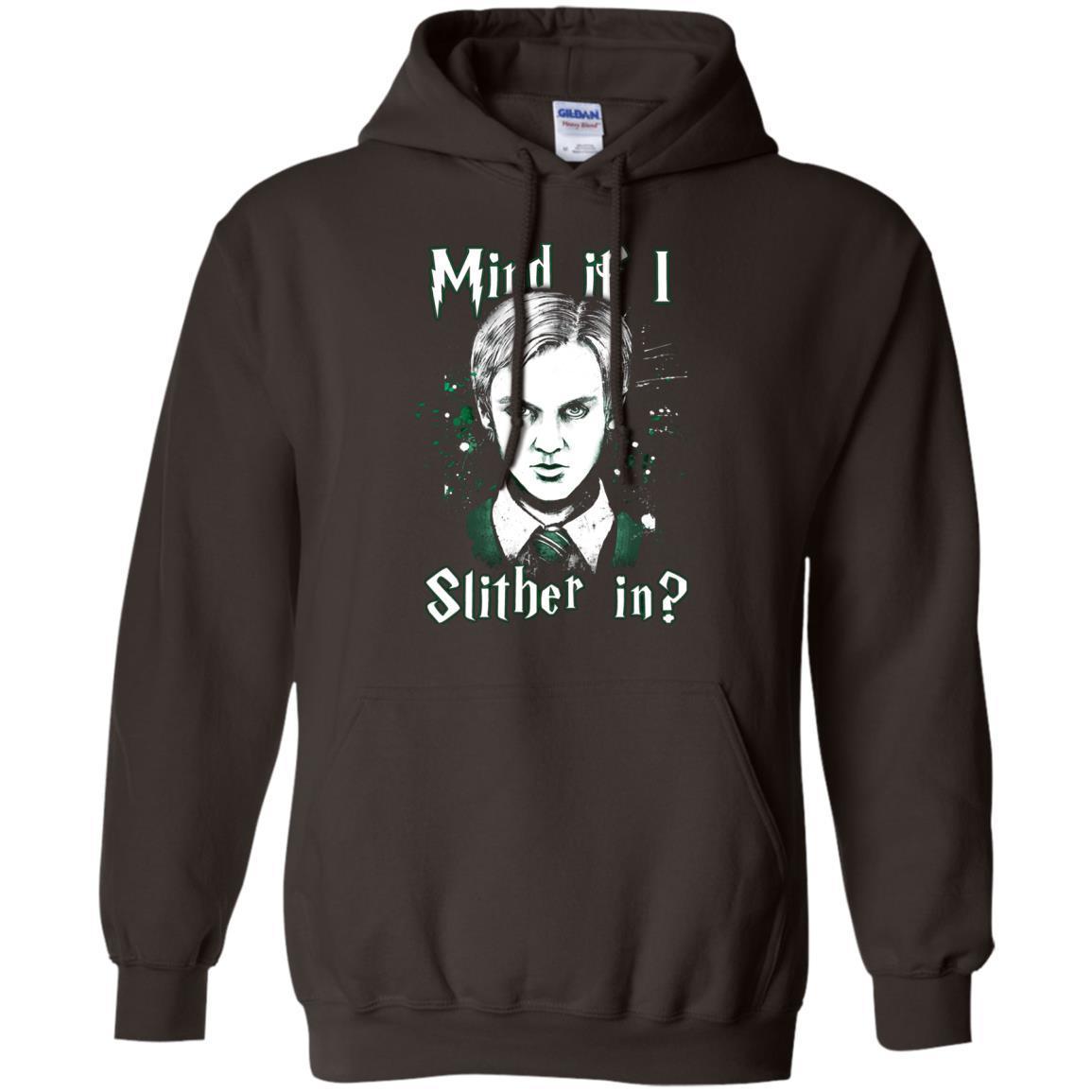 Mind If I Slither In Slytherin House Harry Potter Shirt Dark Chocolate S