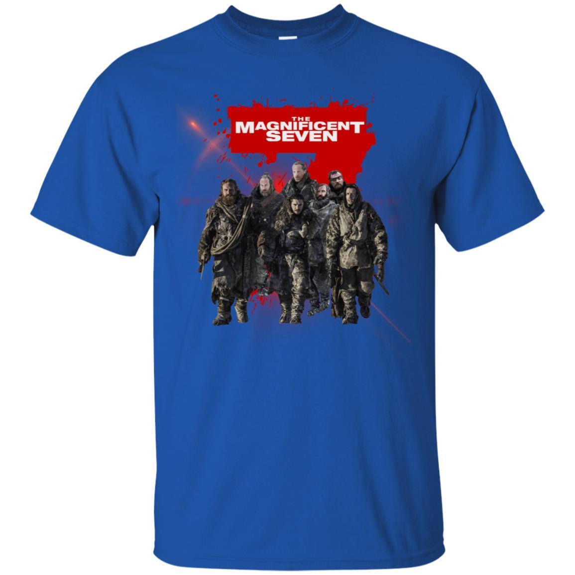 The Magnificent Seven Game Of Thrones Version T-shirt Royal S