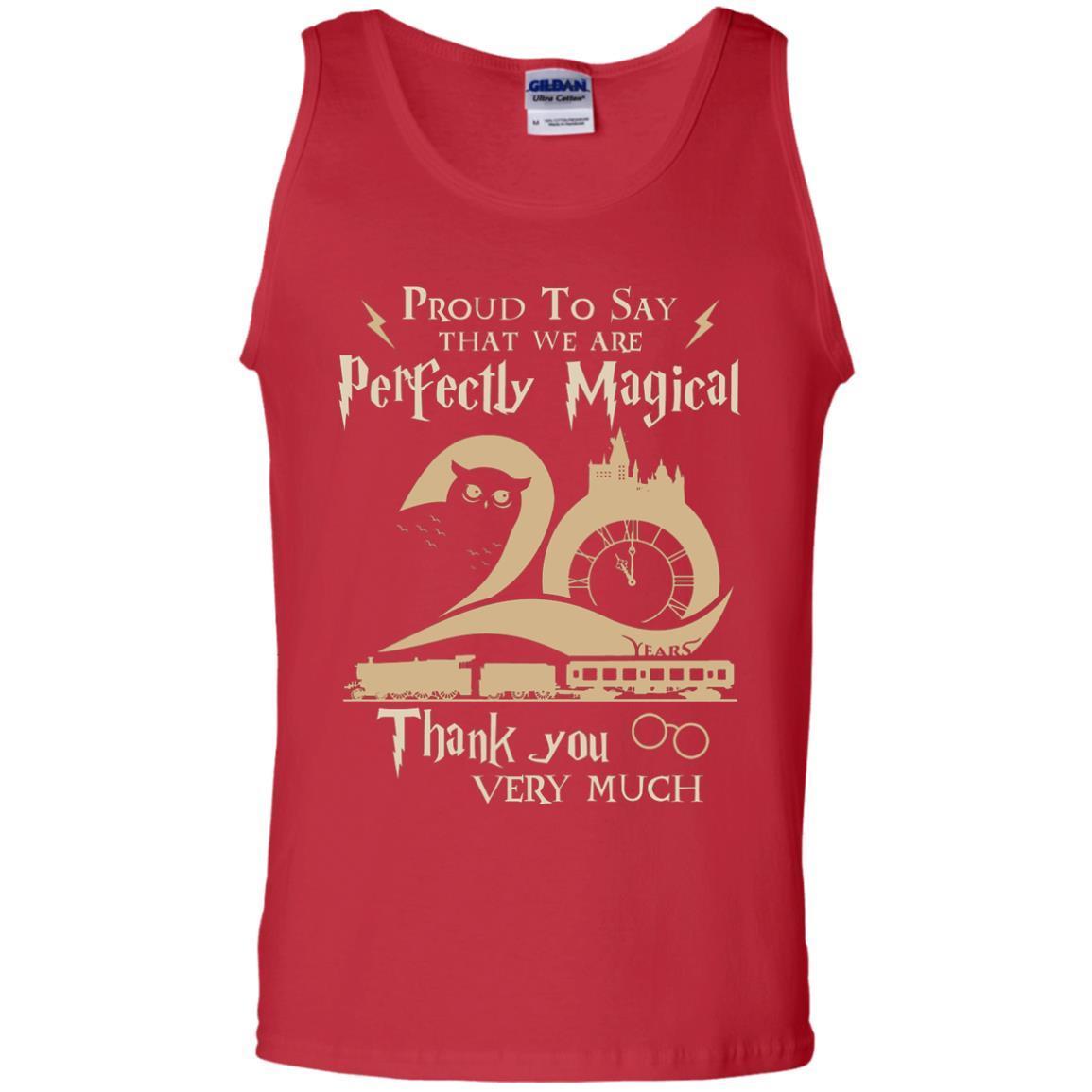 Proud To Say That We Are Perfectly Magical Thank You Very Much Harry Potter Fan T-shirt Red S
