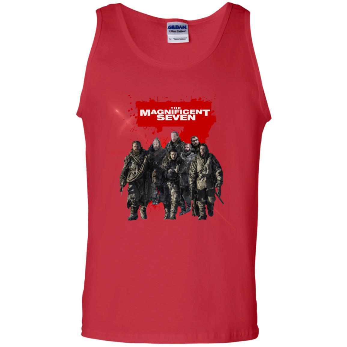 The Magnificent Seven Game Of Thrones Version T-shirt Red S