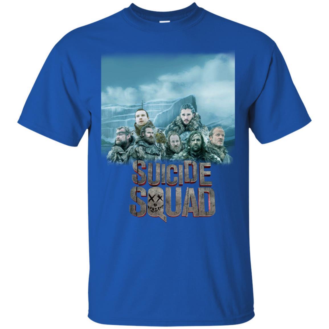 Suicide Squad Game Of Thrones Version T-shirt Royal S