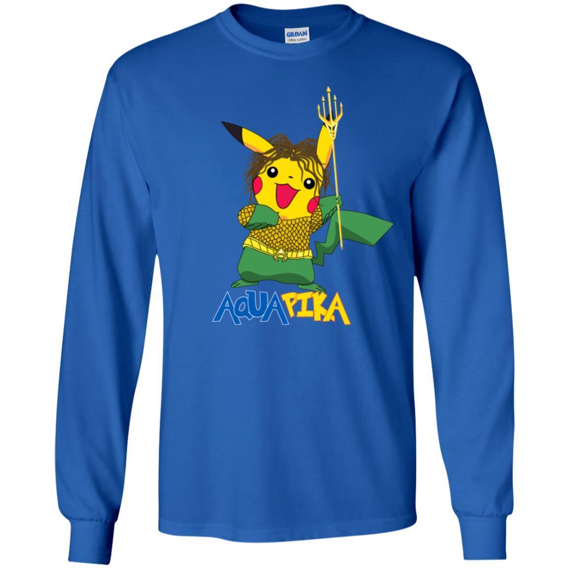 Aquapika Aquaman Piakachu Fan Shirt Royal S