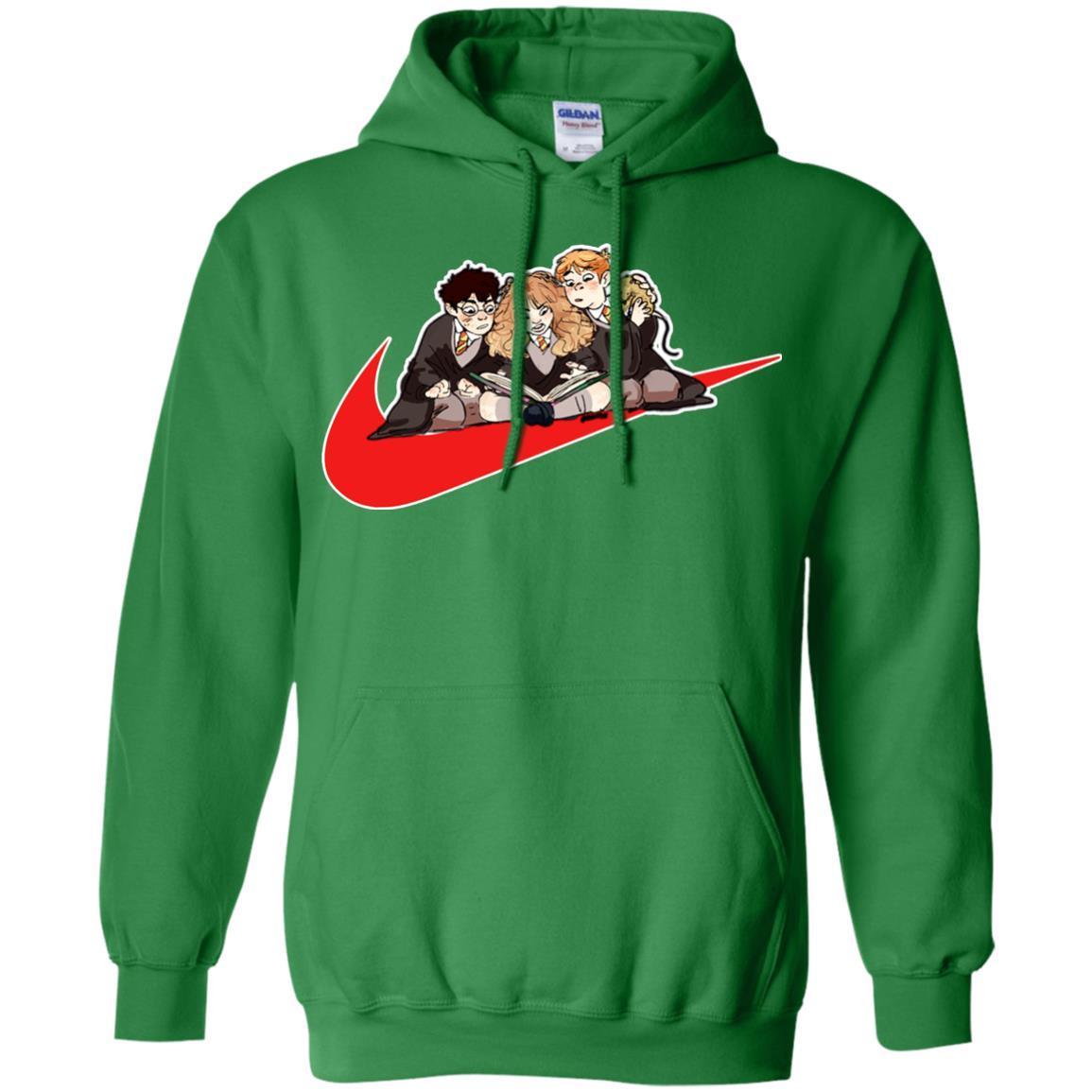 Harry Ron Hermione Gryffindor House Harry Potter Fan Shirt Irish Green S