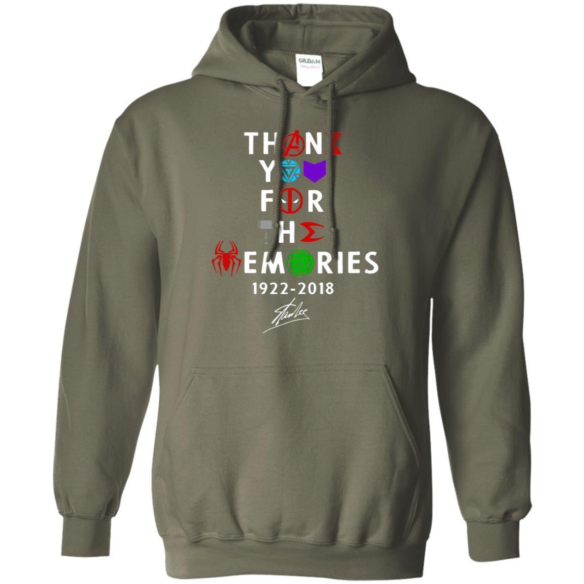 Thank You For The Memories Stan Lee Movie Hero Fan Shirt