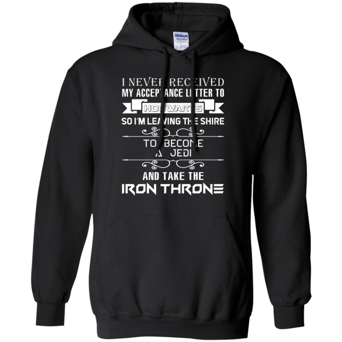 I Never Received My Acceptance Letter To Hogwarts Harry Potter Fan T-shirt Black S