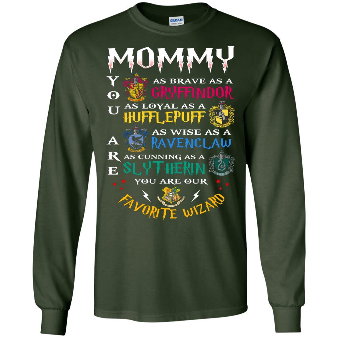 Mommy Our Favorite Wizard Harry Potter Fan T-shirt Forest Green S