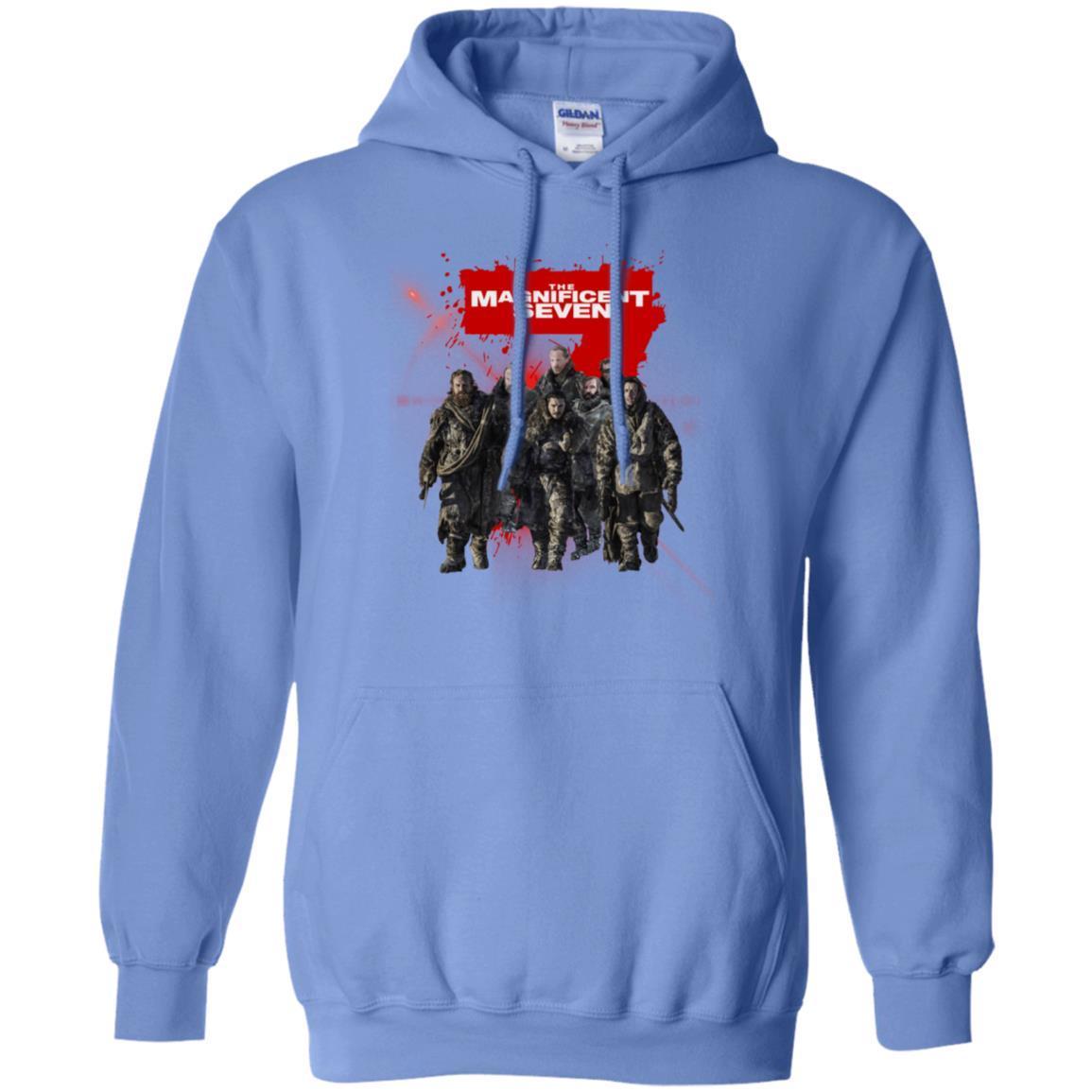 The Magnificent Seven Game Of Thrones Version T-shirt Carolina Blue S