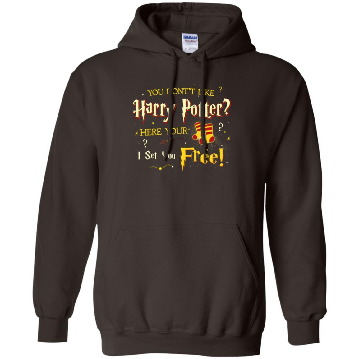 You Don_t Like Harry Potter Here Your I Set You Free Movie T-shirt Dark Chocolate S