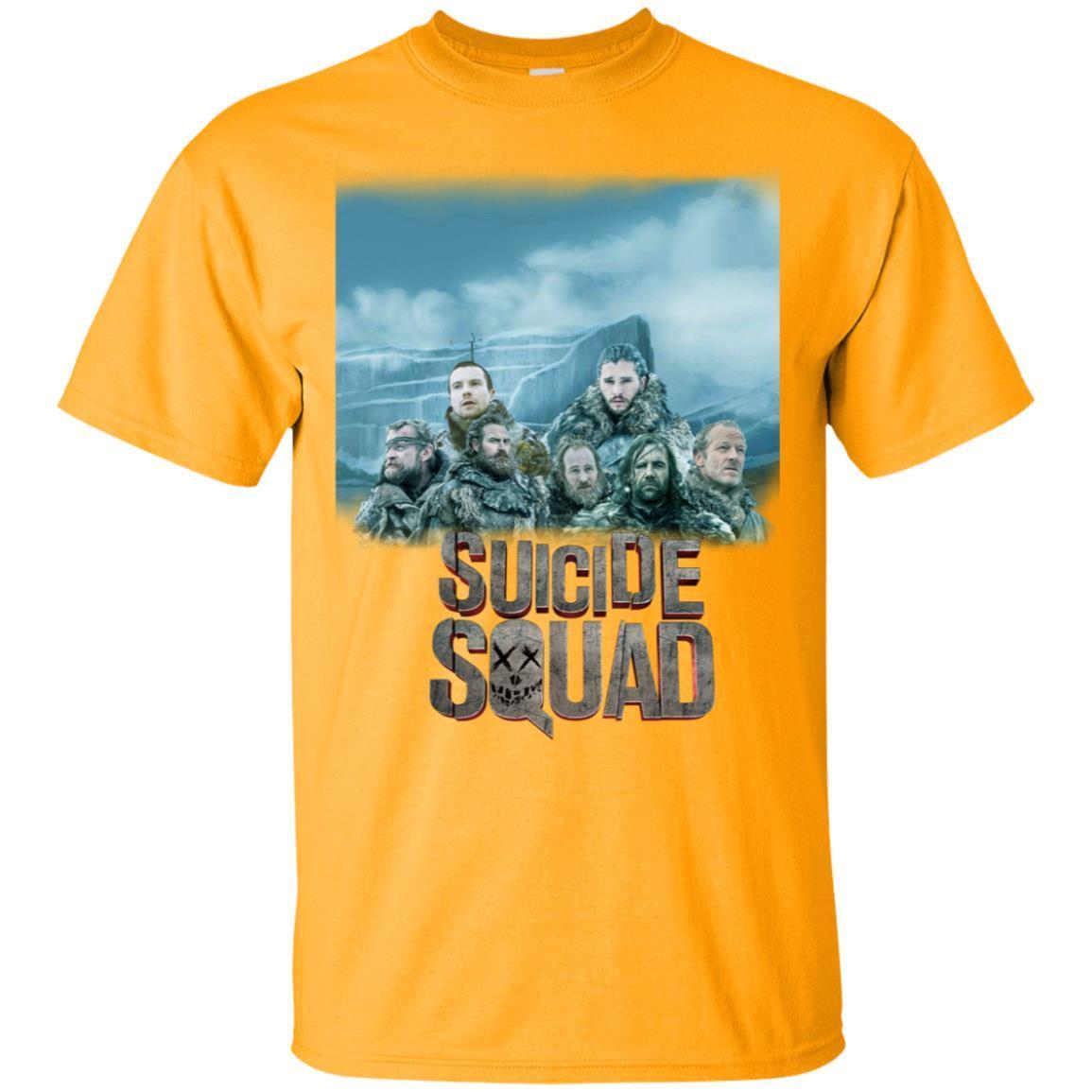 Suicide Squad Game Of Thrones Version T-shirt Gold S