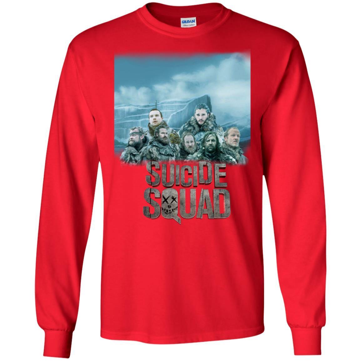 Suicide Squad Game Of Thrones Version T-shirt Red S