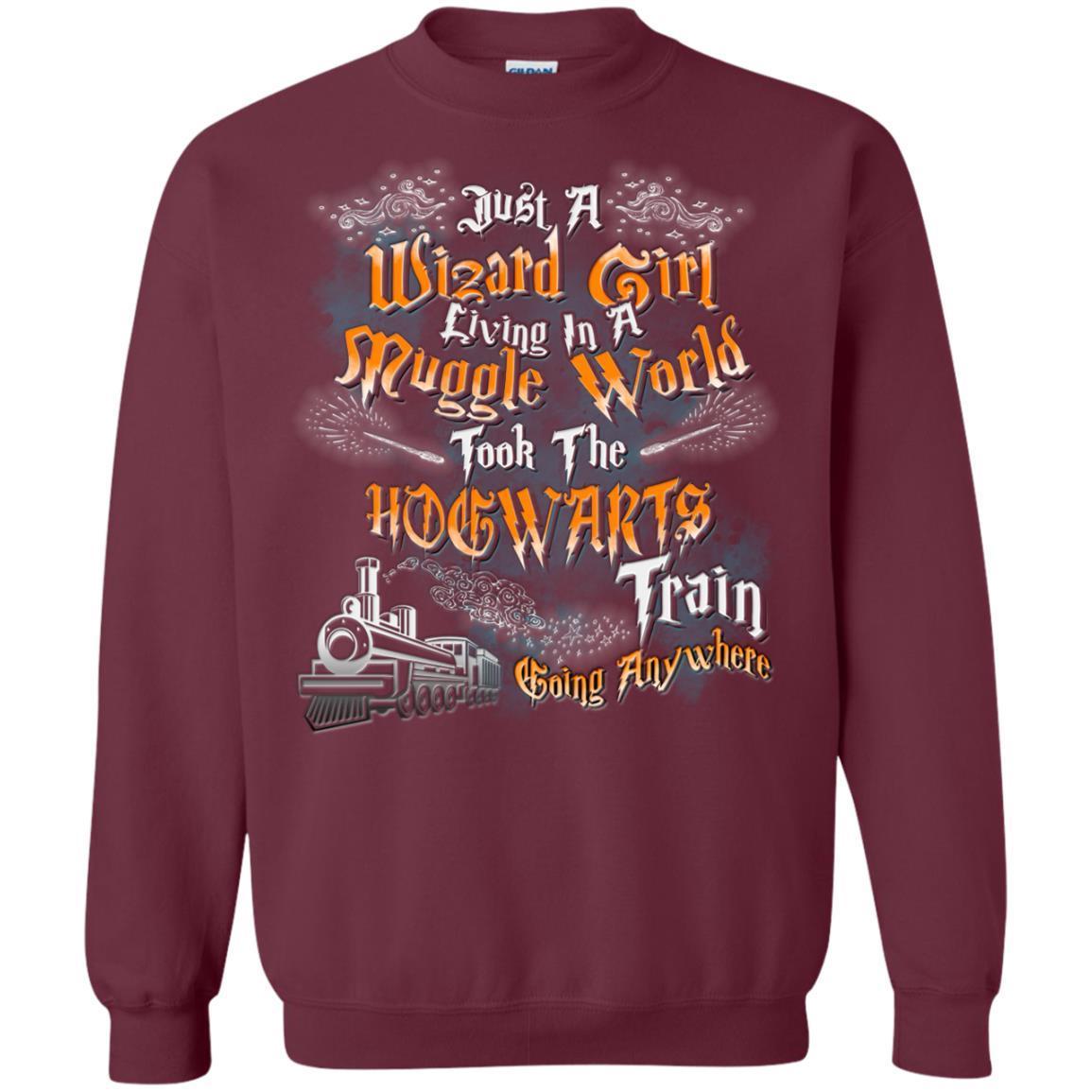 Just A Wizard Girl Living In A Muggle World Took The Hogwarts Train Going Anywhere Maroon S