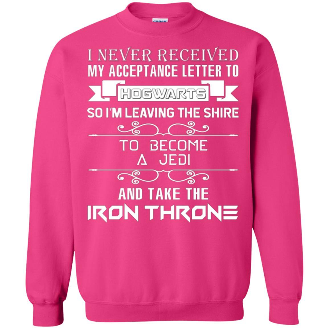 I Never Received My Acceptance Letter To Hogwarts Harry Potter Fan T-shirt Heliconia S