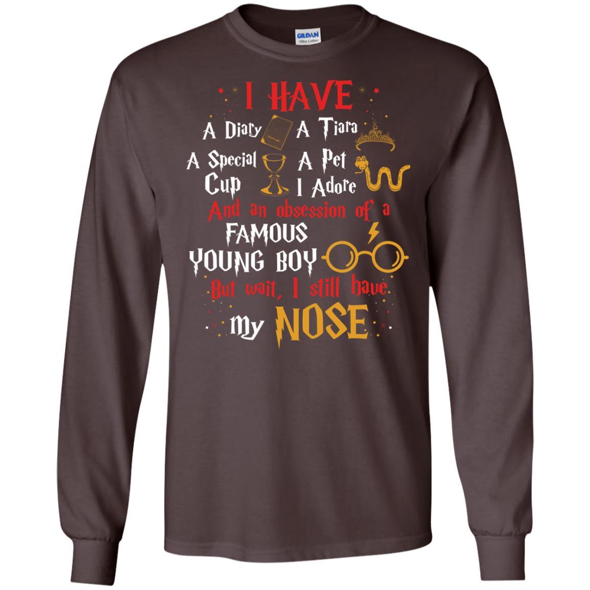 I Have A Diary, A Tiara, A Special Cup, A Pet I Adore And An Obsession Of A Famous Young Boy Harry Potter Fan T-shirt