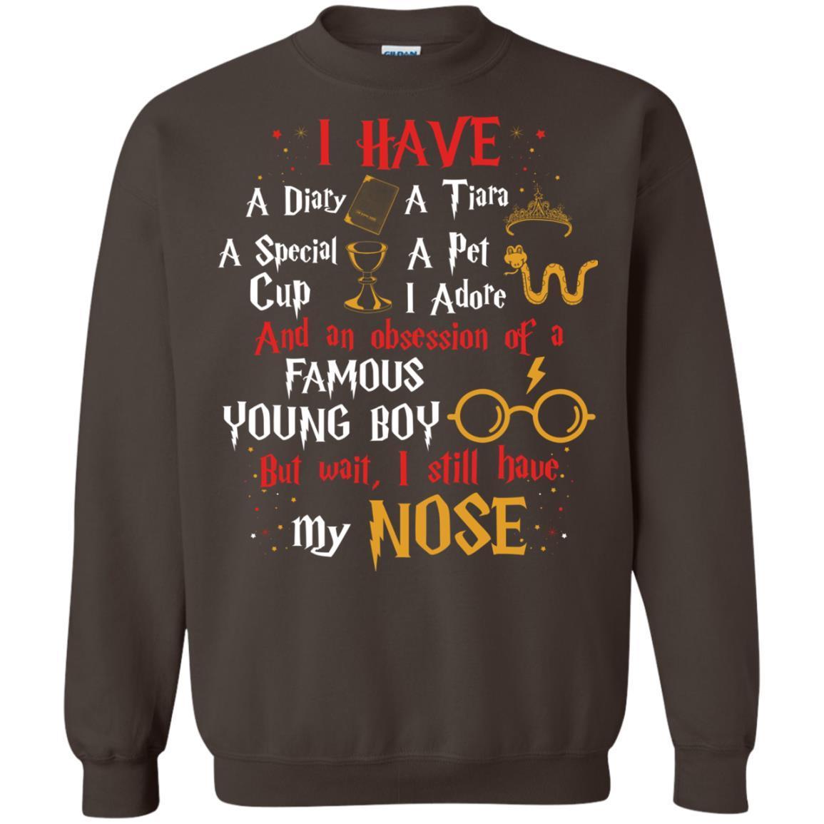 I Have A Diary, A Tiara, A Special Cup, A Pet I Adore And An Obsession Of A Famous Young Boy Harry Potter Fan T-shirt