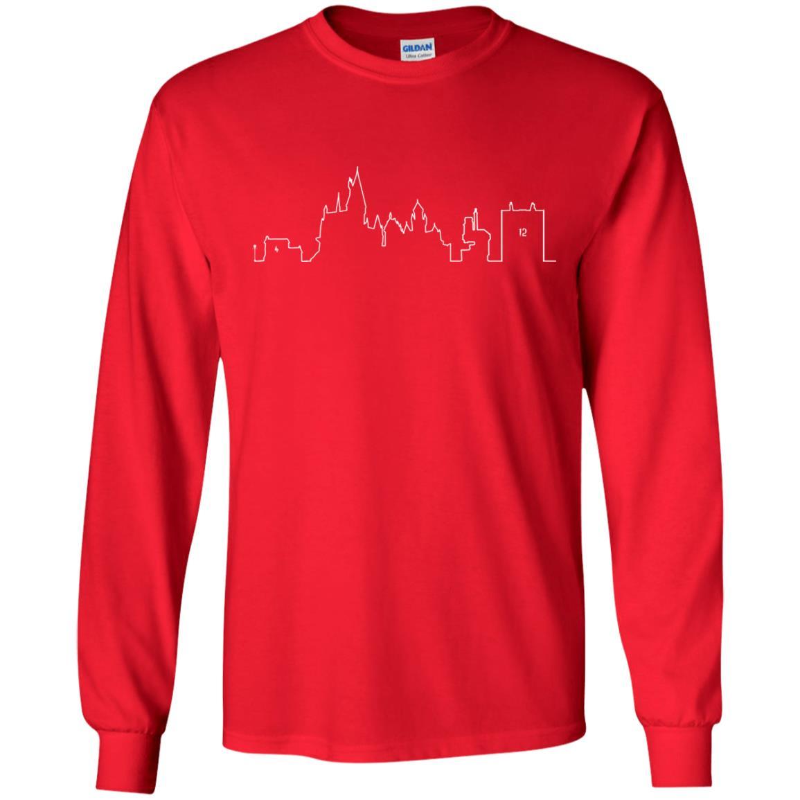 Hogwarts School Harry Potter Fan T-shirt Red S