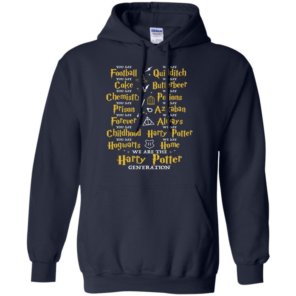We Are The Harry Potter Generation Movie Fan T-shirt Navy S