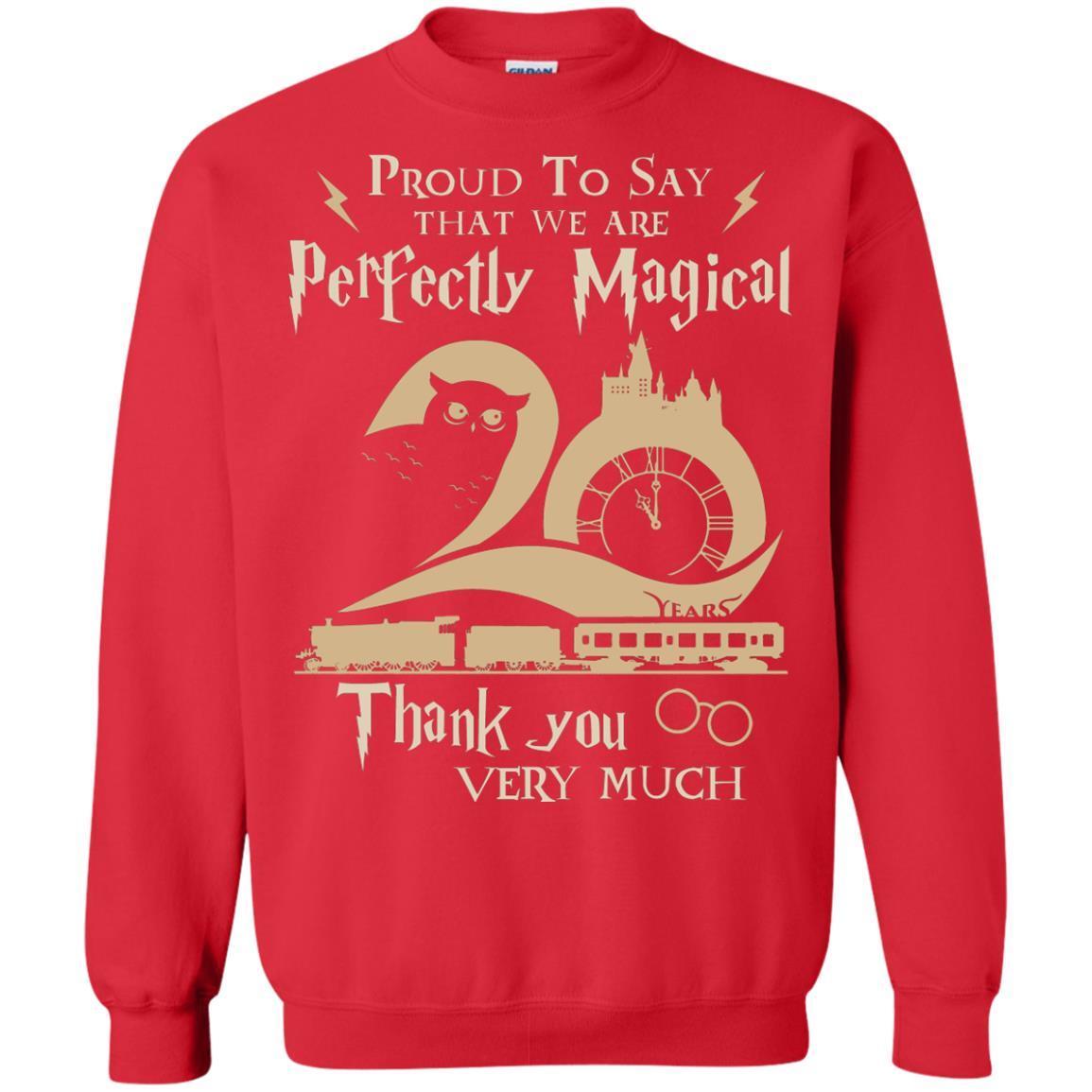 Proud To Say That We Are Perfectly Magical Thank You Very Much Harry Potter Fan T-shirt Red S