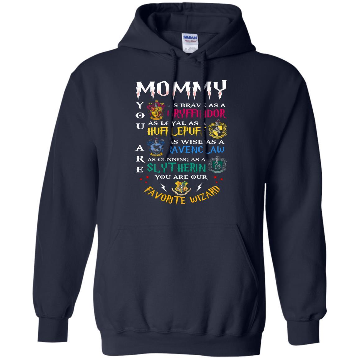 Mommy Our Favorite Wizard Harry Potter Fan T-shirt Navy S