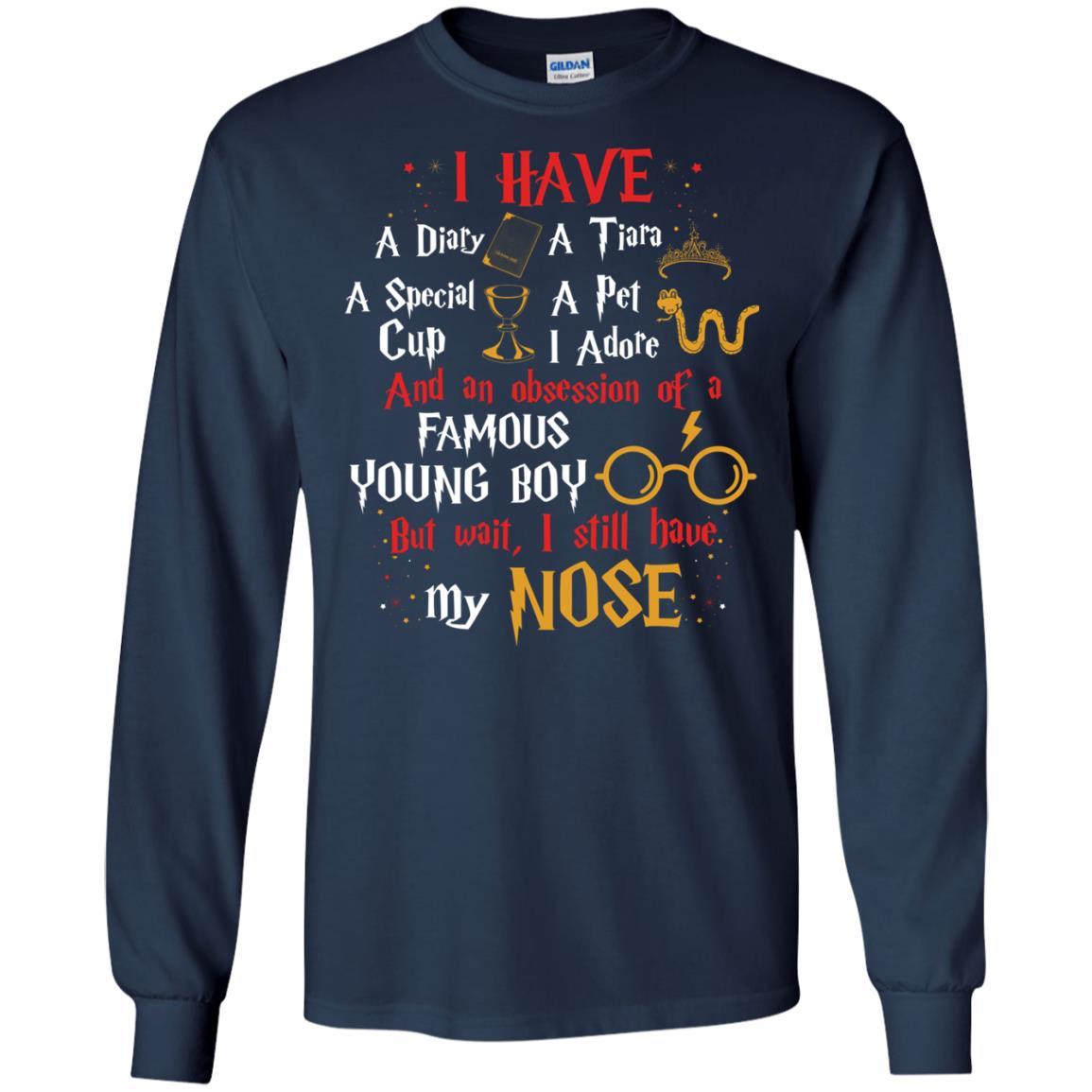 I Have A Diary, A Tiara, A Special Cup, A Pet I Adore And An Obsession Of A Famous Young Boy Harry Potter Fan T-shirt