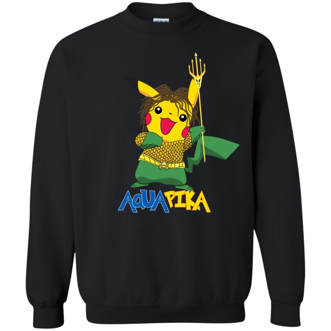 Aquapika Aquaman Piakachu Fan Shirt Black S