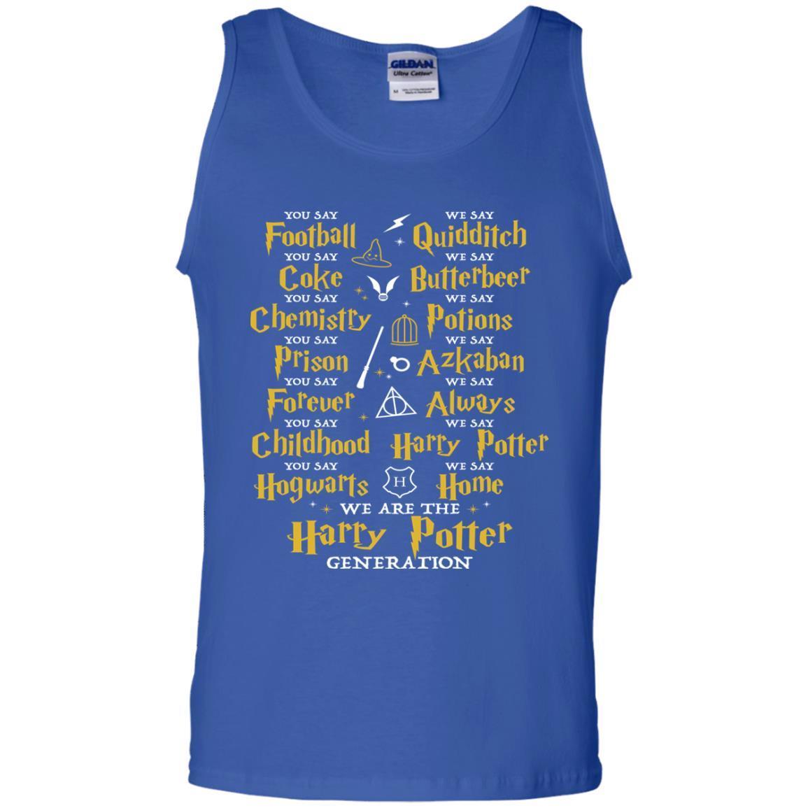 We Are The Harry Potter Generation Movie Fan T-shirt Royal S