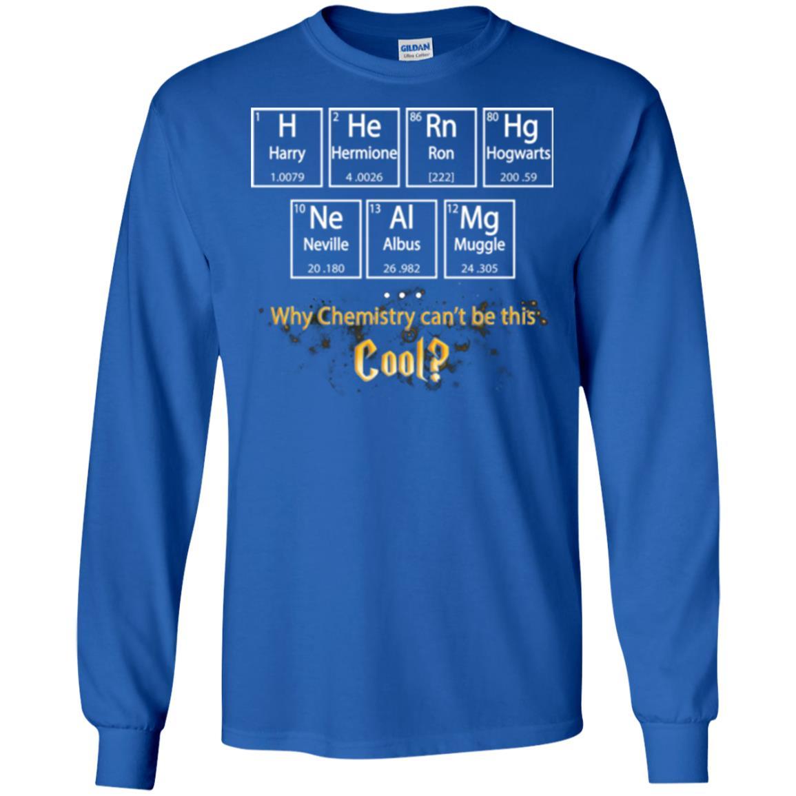 Why Chemistry Can_t Be This Cool Harry Potter Element Movie T-shirt Royal S