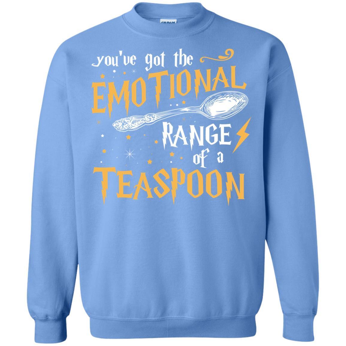 You_ve Got A Emotional Range Of A Teaspoon Harry Potter Fan T-shirt Carolina Blue S