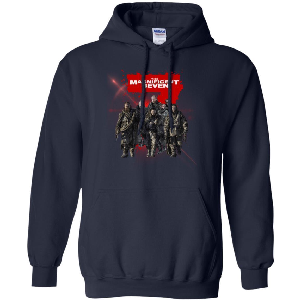 The Magnificent Seven Game Of Thrones Version T-shirt Navy S
